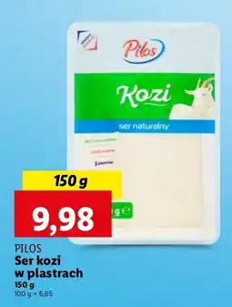 Lidl Ser kozi w plastrach Pilos oferta