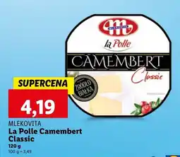 Lidl Ser camembert La Polle Classic Mlekovita oferta