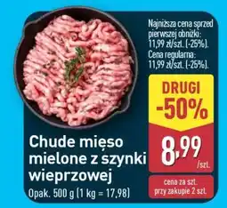 ALDI Chude mięso mielone z szynki wieprzowej oferta