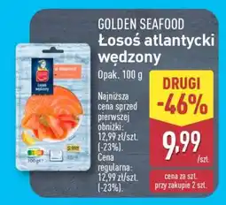 ALDI GOLDEN SEAFOOD Łosoś atlantycki wędzony oferta