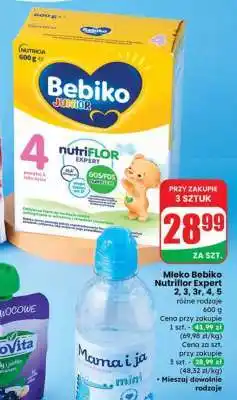 Dino Mleko Bebiko Nutriflor Expert 2, 3, 3r, 4, 5 oferta