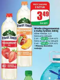 Dino Woda niegazowana z nutą Żywiec Zdrój oferta