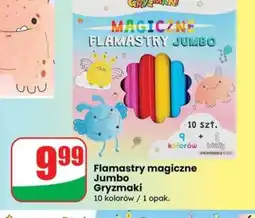 Dino Flamastry magiczne Jumbo Gryzmaki oferta