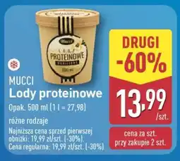 ALDI MUCCI Lody proteinowe oferta