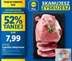 Lidl Łopatka wieprzowa bez kości Rzeźnik Codzienna Dostawa oferta
