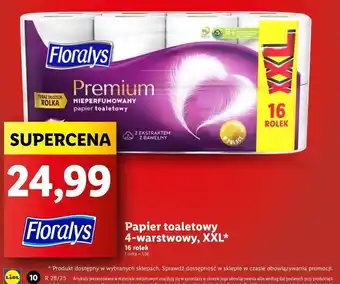 Lidl Papier toaletowy Floralys oferta