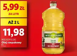 Lidl Olej Wielkopolski Rzepakowy oferta