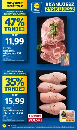 Lidl Karkówka wieprzowa bez kości Rzeźnik Codzienna Dostawa oferta
