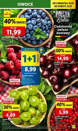 Lidl Malina polska oferta