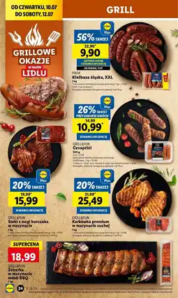 Lidl Steki z nogi kurczaka w marynacie Grill And Fun oferta