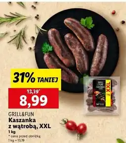 Lidl Kaszanka z wątróbką Grill And Fun oferta