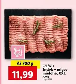 Lidl Mięso mielone z indyka Rzeźnik Codzienna Dostawa oferta