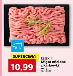 Lidl Mięso mielone wieprzowe z karkówki Rzeźnik Codzienna Dostawa oferta