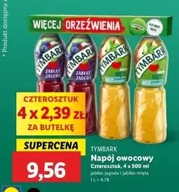 Lidl Napój jabłko jagoda + mięta Tymbark oferta