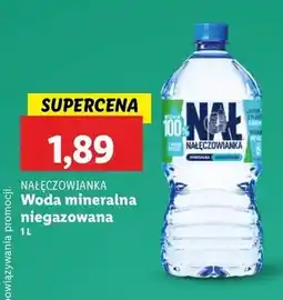Lidl Woda niegazowana Nałęczowianka oferta