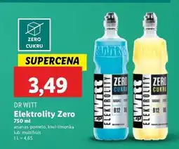 Lidl Napój elektrolity niebieski zero Dr Witt oferta