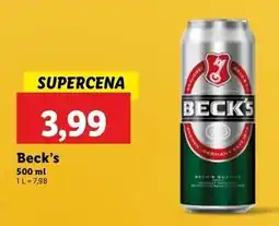 Lidl Piwo Beck's Imported oferta