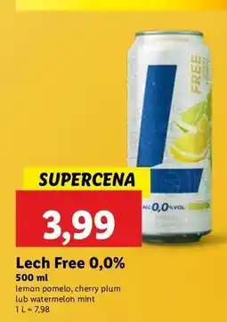 Lidl Piwo Lech Free Arbuz Z Miętą oferta