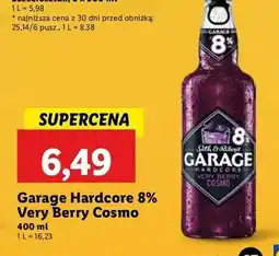 Lidl Piwo Garage Very Berry Cosmo oferta
