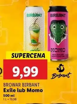 Lidl Piwo Birbant Exile oferta