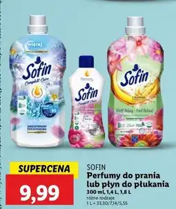 Lidl Perfumy do prania love charm Sofin Complete Care oferta
