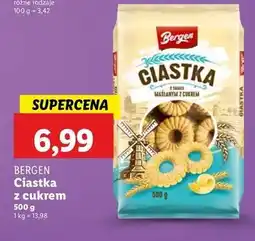 Lidl Ciastka maślane z cukrem Bergen oferta