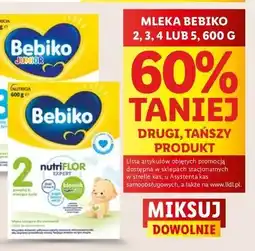Lidl Mleko 5 Bebiko Junior oferta