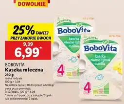 Lidl Kaszka mleczno-ryżowa waniliowa Bobovita oferta