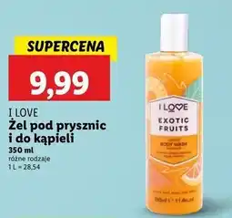 Lidl Żel pod prysznic exotic fruits I Love oferta