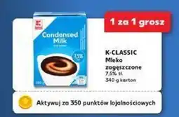 Kaufland Mleko zagęszczone 7.5 % K-Classic oferta