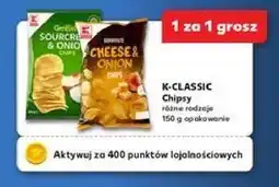 Kaufland Chipsy serowo cebulowe K-Classic oferta