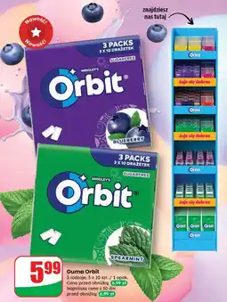 Dino Guma do żucia spearmint drażetki Orbit oferta