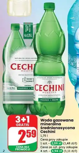 Dino Woda lekko gazowana Muszyna Cechini oferta