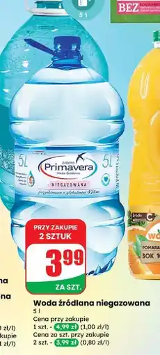 Dino Woda niegazowana Primavera oferta