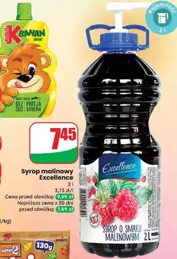 Dino Syrop malinowy + pompka Excellence oferta