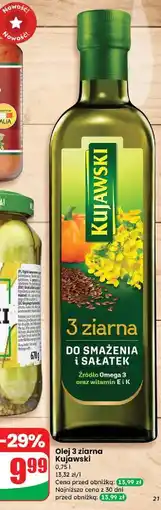 Dino Olej z lnem oraz pestakami dyni Kujawski 3 Ziarna oferta
