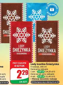 Dino Lody śnieżynka czekoladowe Śnieżynka oferta