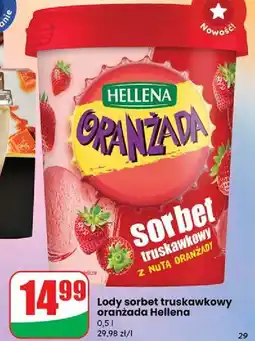 Dino Sorbet truskawkowy z nutą oranżady Hellena Oranżada oferta