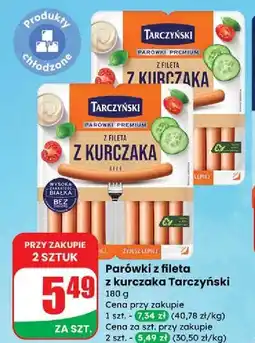 Dino Parówki z fileta kurczaka Tarczyński oferta