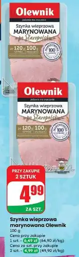 Dino Szynka wieprzowa marynowana po staropolsku Olewnik oferta