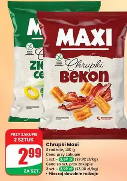 Dino Chrupki o smaku zielonej cebulki Eurosnack Maxi oferta