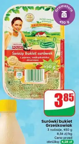 Dino Świeży bukiet surówek porowa meksykańska deserowa Grześkowiak oferta