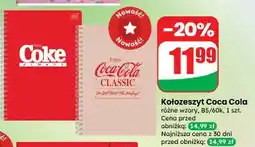 Dino Kołozeszyt cocacola classic a5/60k oferta
