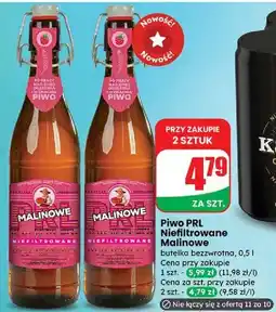 Dino Piwo malinowe niefiltrowane Prl oferta