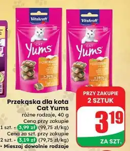 Dino Przysmak z kurczakiem Vitakraft Cat Yums oferta
