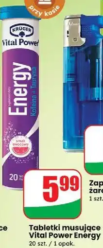 Dino Tabletki musujące energy Kruger oferta