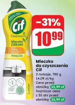Dino Mleczko do czyszczenia z mikrokryształkami lemon Cif Cream oferta