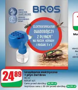 Dino Płyn do elektrofumigatorów na muchy,komary i mrówki Bros oferta
