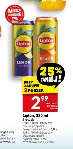 Twój Market Lipton 330 ml oferta