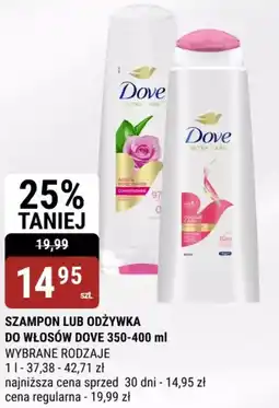 bi1 SZAMPON LUB ODŻYWKA DO WŁOSÓW DOVE oferta